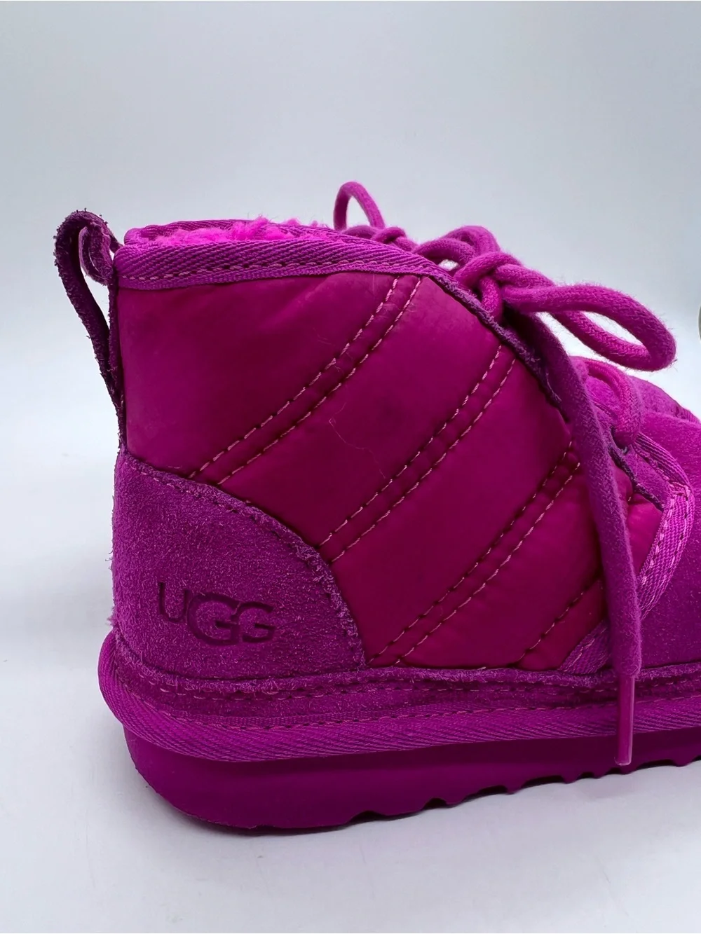 UGG Neumel II LTA Hot Pink Suede Bootie Unisex Size Little Kids 1